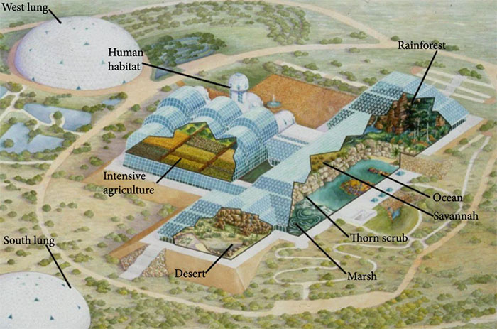 Biosphere 2: Hệ sinh thái khép kín lớn nhất thế giới