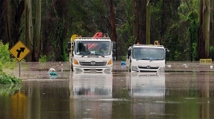Bom mưa gây lũ lụt tồi tệ nhất trong 50 năm ở Australia