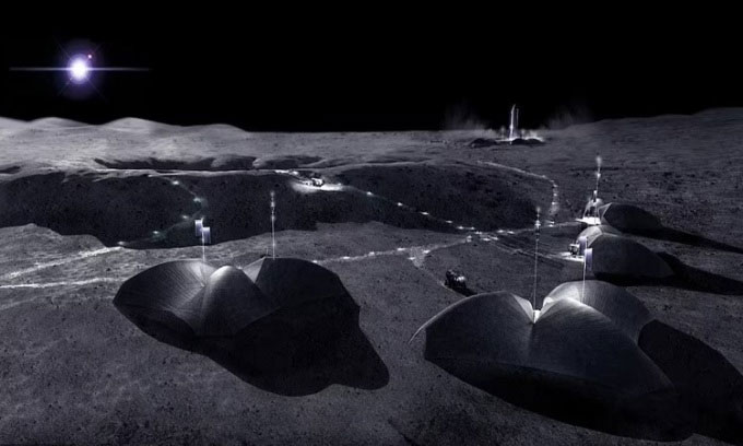 Boongke in 3D bảo vệ phi hành gia trên Mặt trăng
