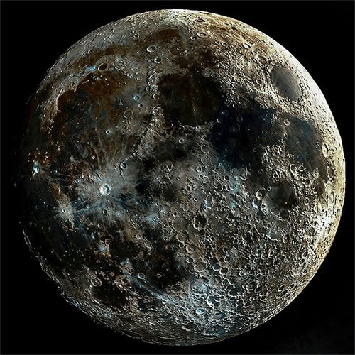 Bức ảnh Mặt trăng chân thực nhất thế giới sắc nét không thua vệ tinh