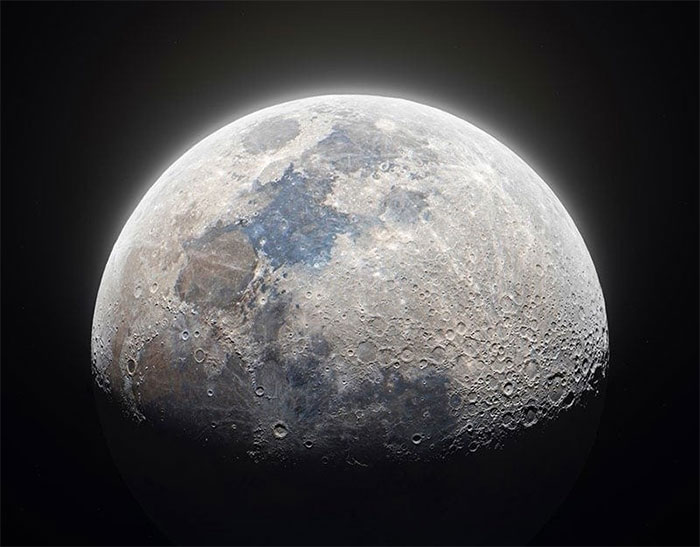 Bức ảnh Mặt trăng ghép từ 280.000 tấm hình gây kinh ngạc