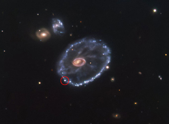 Bức ảnh tuyệt đẹp chụp siêu tân tinh cách 500 triệu năm ánh sáng