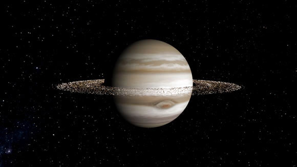Các mặt trăng khổng lồ của Galilean đã ngăn cản sự hình thành hệ thống vành đai khổng lồ xung quanh sao Mộc