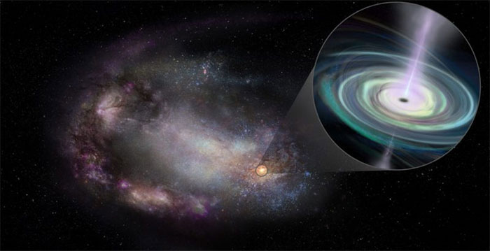 Các nhà khoa học đã mất 6 năm để quan sát được hố đen lang thang lớn gấp 7 lần Mặt trời