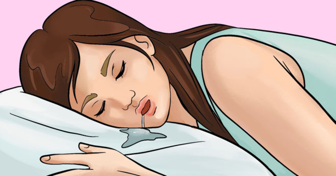 Cách ngăn chảy nước dãi khi ngủ