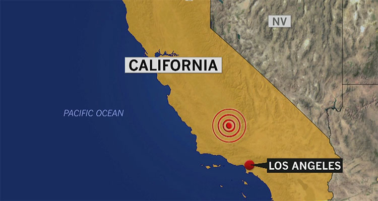 California hứng chịu động đất mạnh nhất hai thập kỷ trong ngày quốc khánh