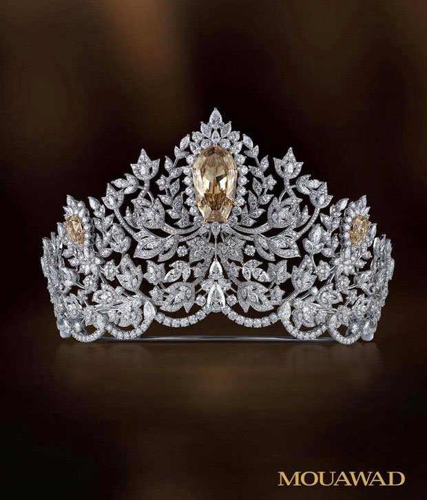 Cận cảnh chiếc vương miện Hoa hậu Hoàn Vũ 2020 trị giá 115 tỷ