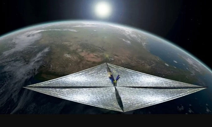 Cánh buồm Mặt trời giúp tàu vũ trụ tới sao Hỏa trong 26 ngày