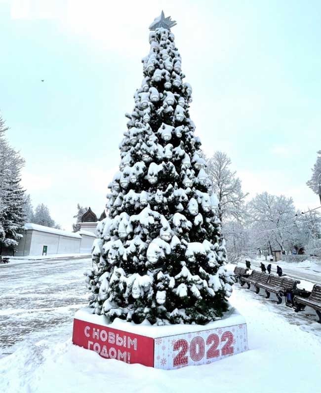 Cảnh diễm lệ của mùa đông nước Nga: Moskva khoác áo choàng tuyết