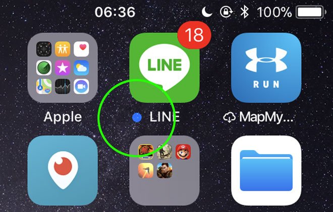 Chấm xanh trên màn hình iPhone có ý nghĩa gì?