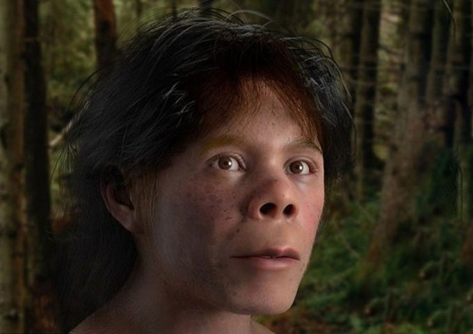 Chân dung cậu bé 8 tuổi sống cách đây 30.000 năm