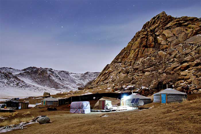 Chiêm ngưỡng cảnh đẹp mùa đông Mông Cổ