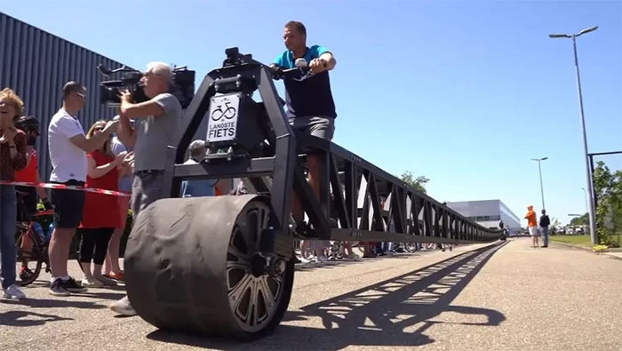 Chiêm ngưỡng chiếc xe đạp dài nhất thế giới lập kỷ lục Guinness