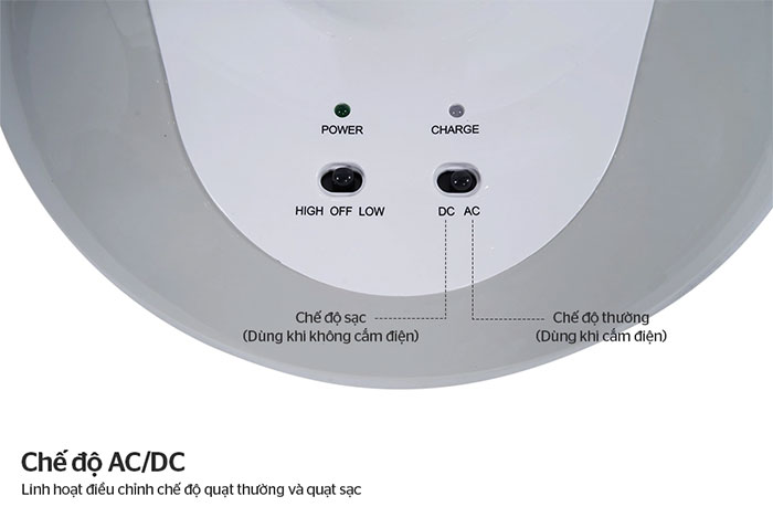 Có nên vừa sạc vừa dùng quạt tích điện không?