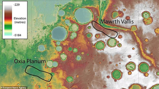 Có sự sống ngoài Trái đất ở Oxia Planum - sao Hỏa?