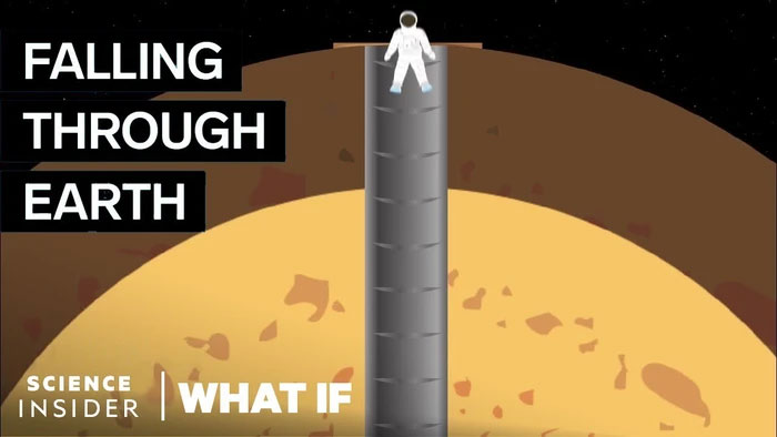 Điều gì sẽ xảy ra nếu bạn đào một cái hố xuyên qua Trái đất và nhảy vào đó?