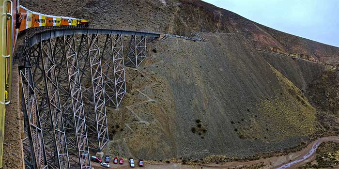 Độc đáo “chuyến tàu lên mây” ở Argentina