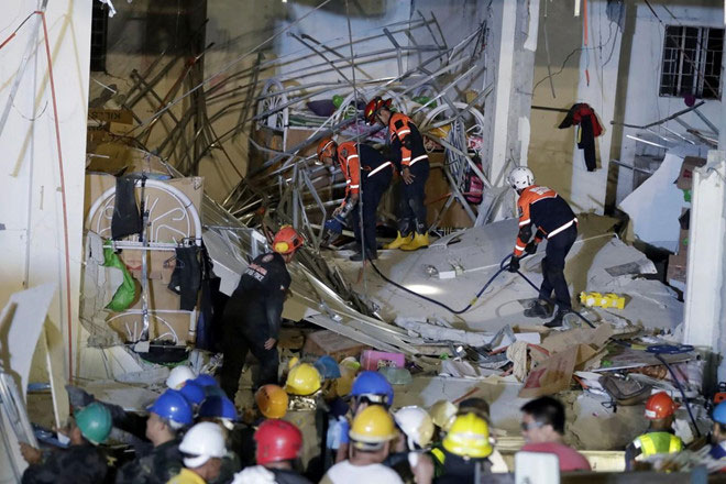 Động đất 6,4 độ tấn công Philippines