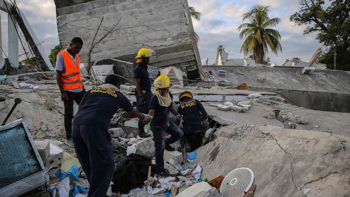 Động đất Haiti: Thương vong tăng vọt lên hơn 7.000 người