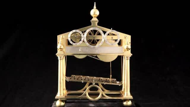 Đồng hồ đo thời gian bằng bóng lăn thế kỷ 19