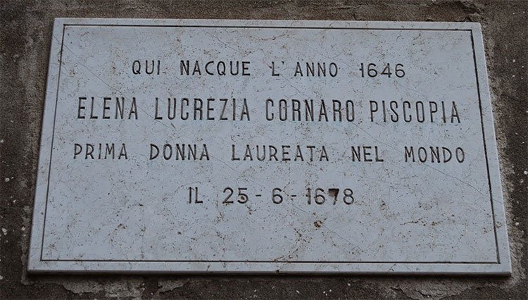 Elena Cornaro Piscopia - Nữ tiến sĩ triết học đầu tiên trên thế giới