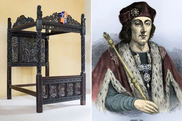 Giường của Vua Henry VII vô tình được dùng ở khách sạn trong 15 năm