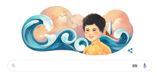 Google Doodle kỷ niệm ngày sinh nhà thơ Xuân Quỳnh