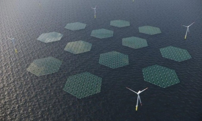 Hà Lan xây dựng trang trại điện mặt trời nổi ngoài khơi lớn nhất thế giới