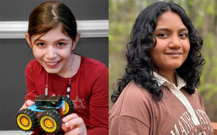 Hai nữ sinh chiến thắng cuộc thi thiết kế robot đào đất Mặt trăng của NASA