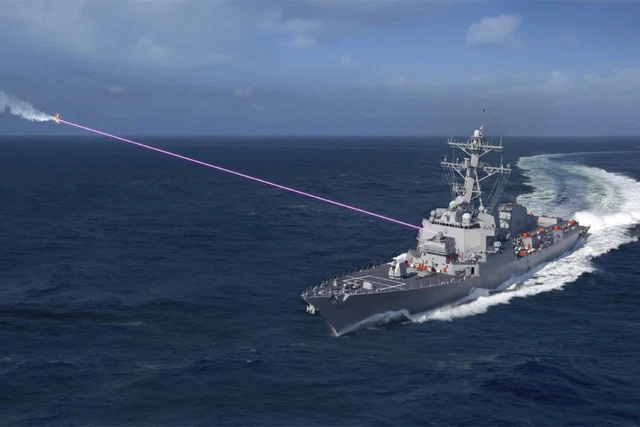 Hải quân Mỹ lần đầu tiên dùng laser bắn hạ drone, chi phí siêu rẻ chỉ 1 USD/lần bắn