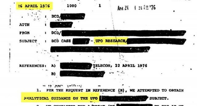 Hé lộ hàng trăm tài liệu liên quan đến UFO của CIA