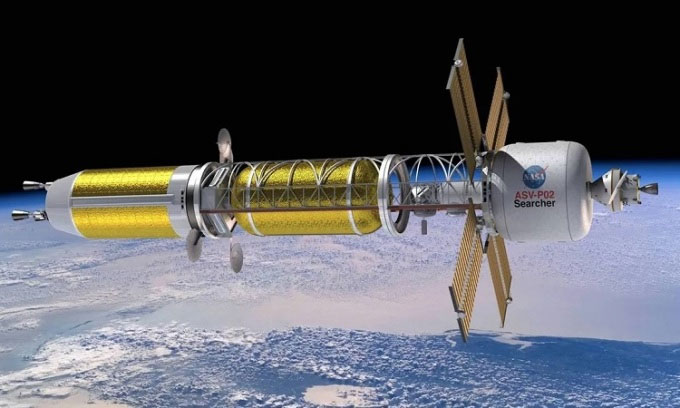 Hệ thống đẩy hạt nhân giúp bay tới sao Hỏa trong 45 ngày