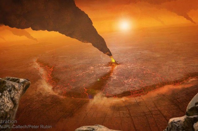 Hình ảnh kinh hoàng về vụ phun trào núi lửa trên sao Kim