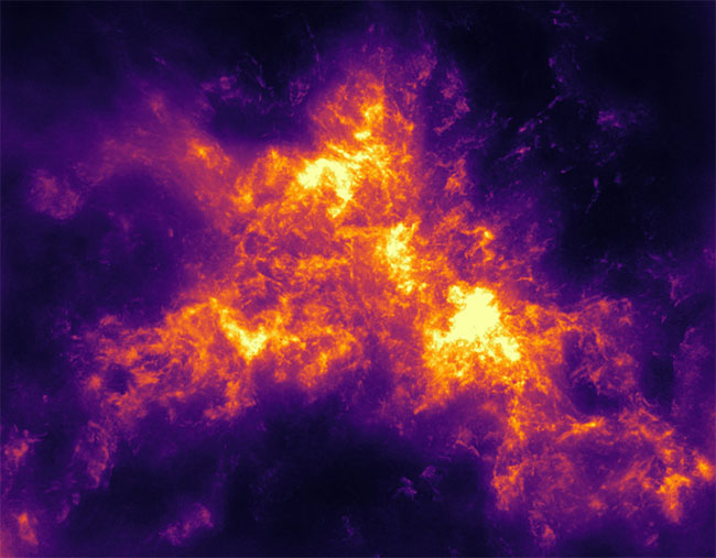Hình ảnh ngoạn mục về thiên hà có đuôi sắp va chạm Dải Ngân hà