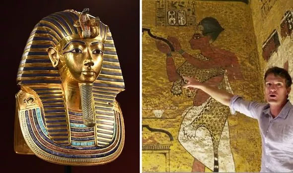 Hình vẽ trong hầm mộ pharaoh trẻ nhất Ai Cập hé lộ điều chấn động