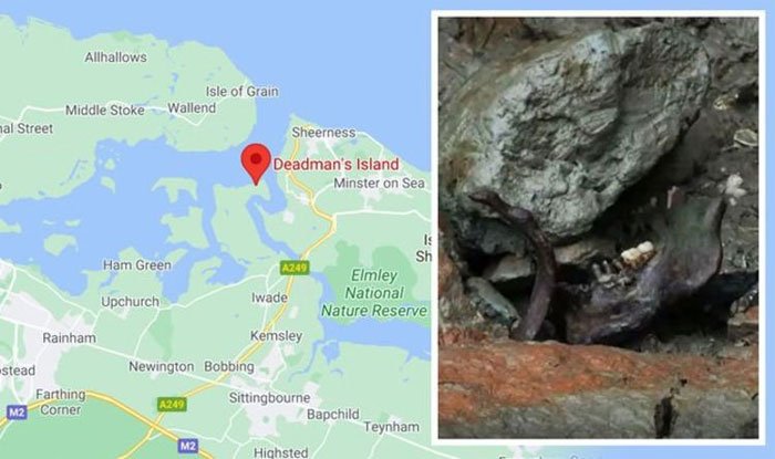 Hòn đảo kinh dị nhất nước Anh, xương chất thành đống