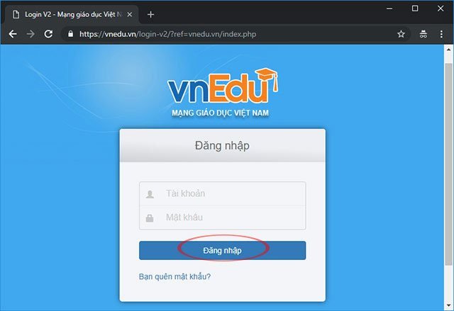 Hướng dẫn đăng nhập và đăng xuất hệ thống quản lý nhà trường VnEdu