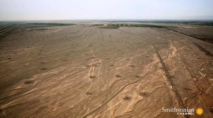 Khám phá kỳ quan cổ đại nối 1.000 giếng dẫn nước dưới sa mạc Trung Quốc