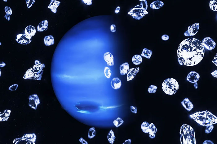 Khám phá mới về mưa kim cương trong Hệ Mặt trời