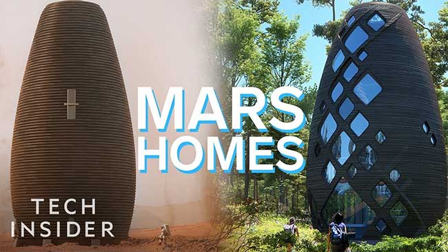 Khám phá thiết kế nhà ở trên sao Hỏa được NASA thưởng 500.000 USD