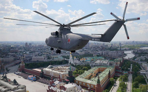 Khám phá trực thăng khổng lồ Mi-26 của Nga: Đã từng chở hóa thạch voi ma mút và máy bay chở khách cỡ nhỏ