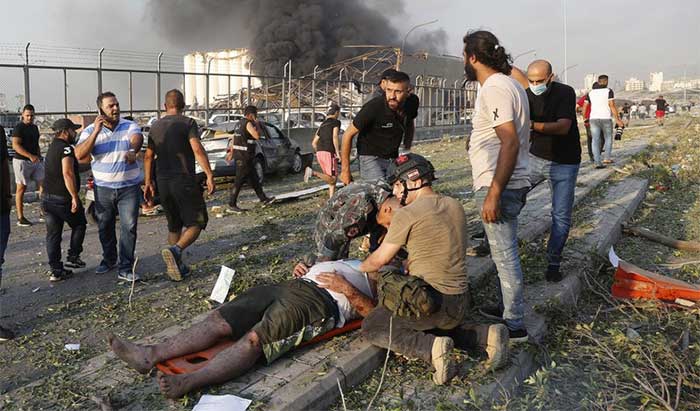 Khung cảnh hậu tận thế tại Beirut sau vụ nổ