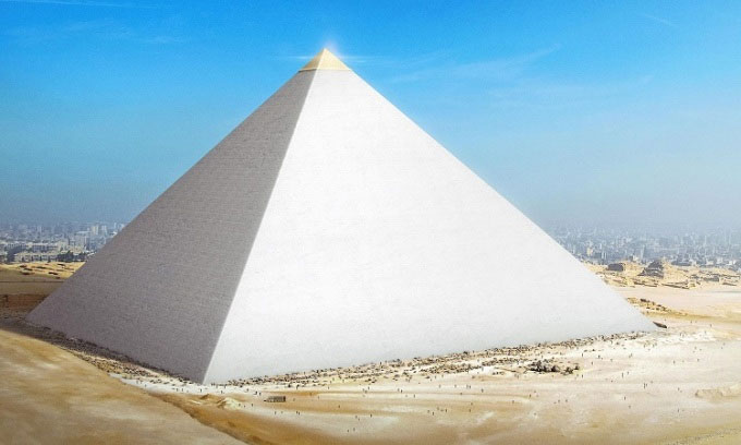 Kim tự tháp Ai Cập trông như thế nào ở thời cổ đại?