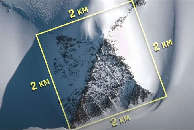 Kim tự tháp được tìm thấy ở Nam Cực gây tranh cãi