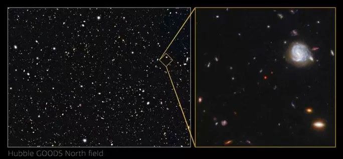 Kính thiên văn chụp được vua quái vật xuyên không 13 tỉ năm