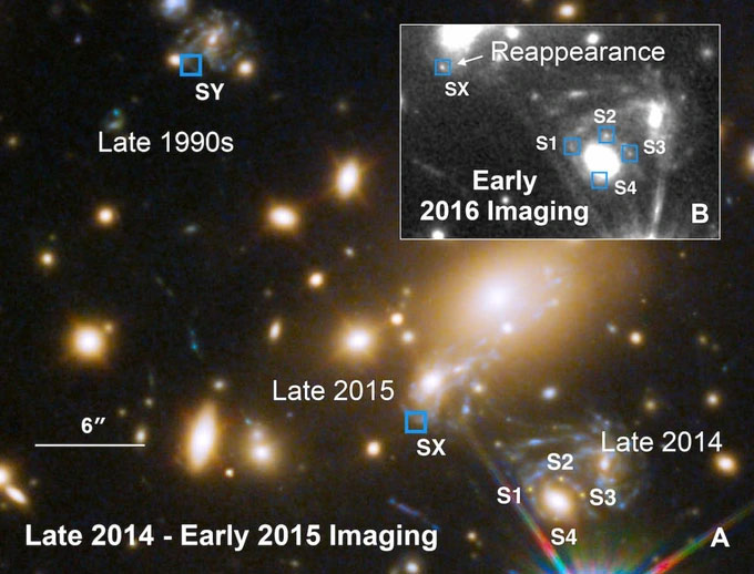 Kính viễn vọng Hubble tìm thấy ngôi sao bí ẩn đã chết tới 5 lần