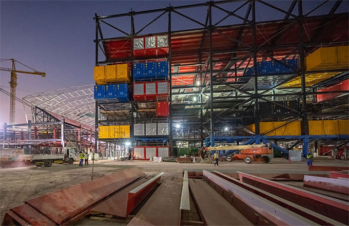 Kỳ công quá trình tháo sân vận động lắp ghép hậu World Cup 2022