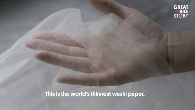 Kỳ công và tỉ mỉ, đây là cách người Nhật tạo ra loại giấy mỏng nhất thế giới