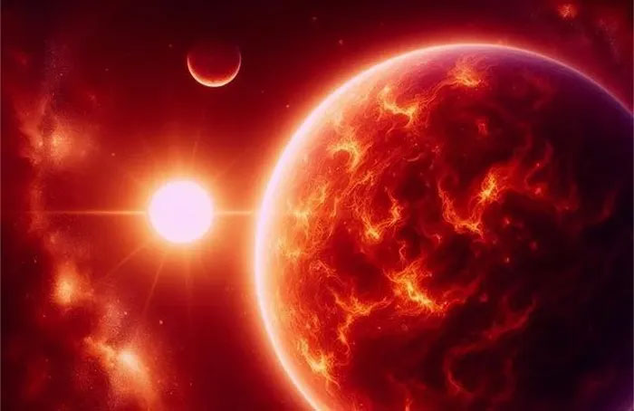 Lộ diện siêu Trái đất màu đỏ rực giống trong phim Star Wars