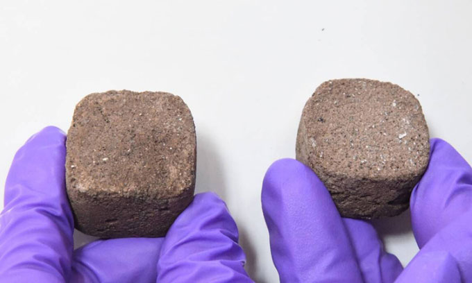 Loại gạch làm từ vi khuẩn giúp xây nhà trên sao Hỏa